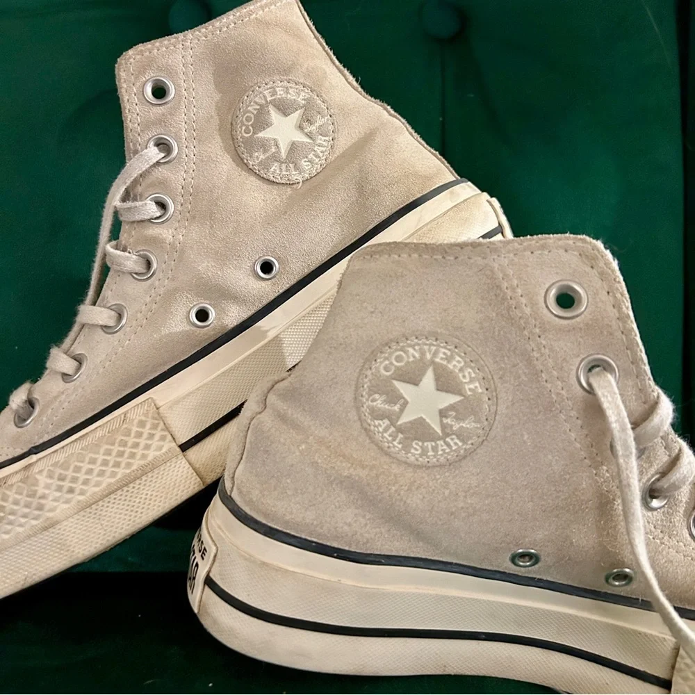 Converse Chuck Taylor All Star Lift Platform suede high-top sneakers - Picture 5 of 7